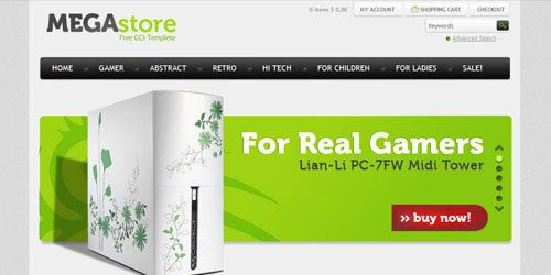دانلود قالب فروشگاهی MegaStore