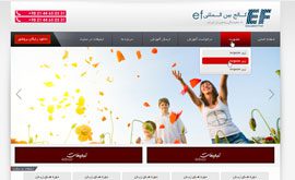 طراحی سایت کالج بین المللی EF