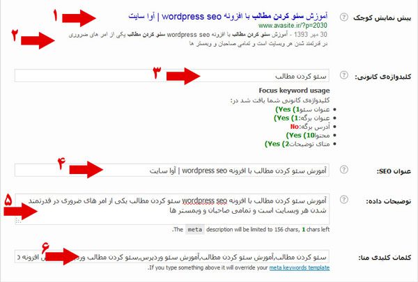سئو کردن مطالب