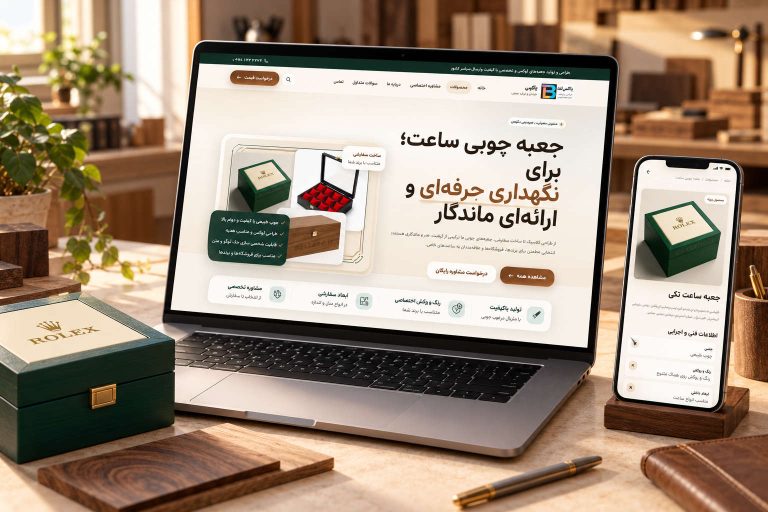 طراحی سایت اختصاصی باکس‌لند | نمونه‌کار آوا
