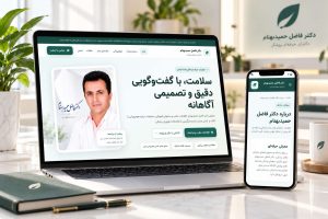 طراحی سایت پزشکی دکتر فاضل حمیدبهنام؛ معرفی پزشک و مطب